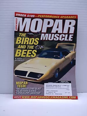 Mopar Muscle Magazine January 2003 The Birds And The Bees • $6.99