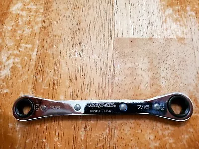 Snap On 3/8-7/16 6PT Ratchet Wrench R1214SC • $19