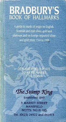 £9 • Buy Book Of Hallmarks On English, Scottish & Irish Silver, Gold & Platinum. 1998 Ed.