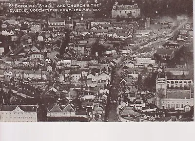 ESSEX - COLCHESTER - View Of St. Botolphs Street & Church Etc From The Air- 1941 • £1.09