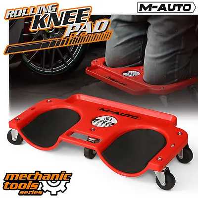 Red[ROLLING UPHOLSTERED CREEPER]Mechanic Automotive Repair Knee Protection Dolly • $38.99