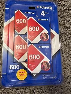 4 Packs Of Polaroid 600 Instant Film 09/2004 Boxes Of 10 Photos 30 Exposures • $35