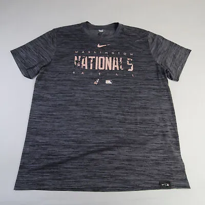 Washington Nationals Nike MLB Authentic Dri-Fit Short Sleeve Shirt Men's Used • $12.25