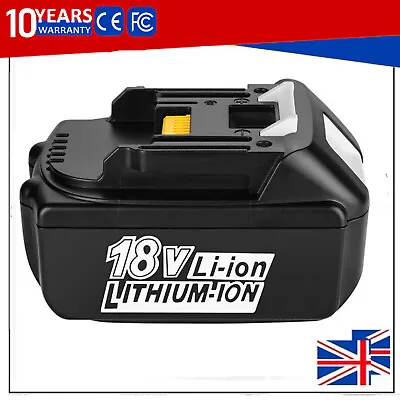 For Makita 18V BL1860 BL1840 4.0Ah LXT Li-Ion Cordless Battery BL1830 BL1850 • £22.49