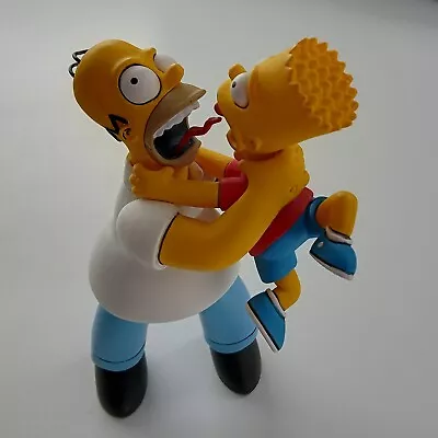 The Simpsons: Why You Bart & Homer Simpson Figure 2007 McFarlane Toys Statue • £34.99