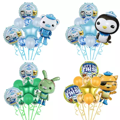 10PCS Octonauts Theme Balloon Set Party Supplies Kids Birthday Decoration • $13.99