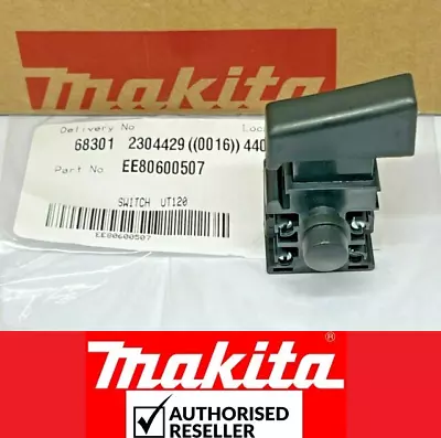 £13.86 • Buy Genuine Makita Trigger Switch Replacement For 110v 240v Mixer Paddle UT120