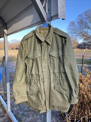Vintage U.S. Army Military Field Jacket Coat M-1951 Small- Regular 55-J-610-40 • $35