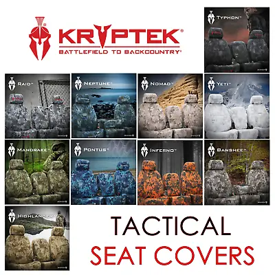 Kryptek Camo Neosupreme Tactical Molle Front Seat Covers For Dodge Ram • $305.99