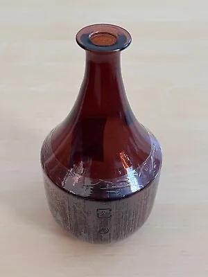 Amber Bottle Jar Ikea 905.317.97 KROSAMOS Bottle Red-brown 30.4 Oz Water Juice • £23.74