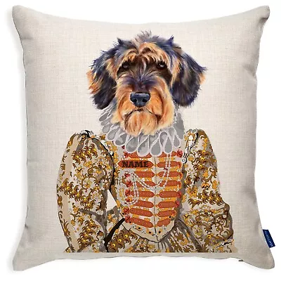 £12.95 • Buy Personalised Dachshund Cushion Cover Vintage Victorian Dog Decor Gift VDC51