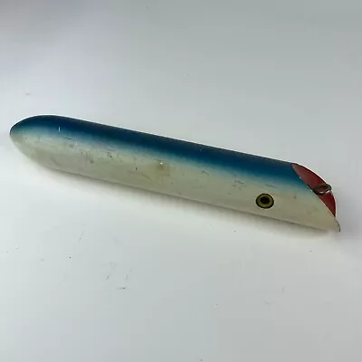 Vintage Wood Martin Glass Eyed Salmon Plug Store Display Giant 11  Lure Rare • $30