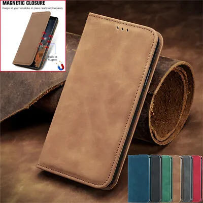 For Samsung S23 S22 S21 S20FE S10 S9 Plus Note20 Ultra Wallet Leather Case Cover • $12.69