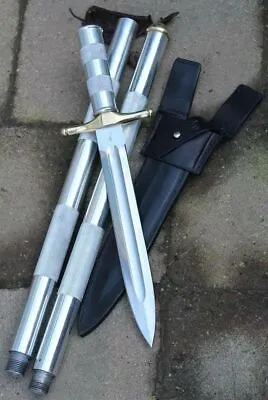 Custom Handmade D2-tool Steel Hunting Long Spear With Steel Handle • $210
