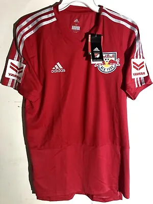 Adidas MLS Jersey New York Red Bulls Team Red Sz L • $14.99