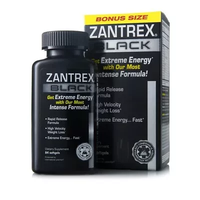 Zantrex Black Rapid Release Weight Loss Supplement 84 Capsules Free Shipping • $26.49