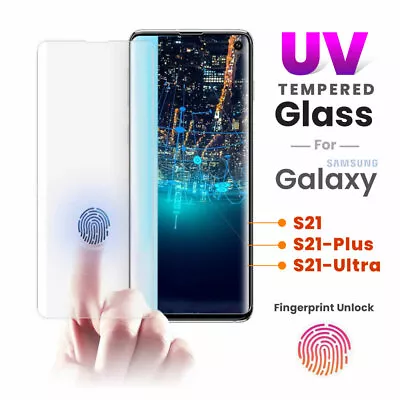 £4.92 • Buy UV Tempered Glass Liquid Glue Screen Protector For Samsung S23/22/21/Plus/Ultra