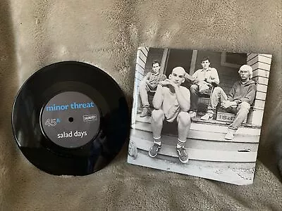 MINOR THREAT Salad Days Ep 7  Vinyl Record With Fold-out Poster • $9