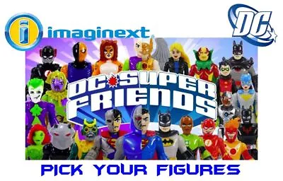 DC Comics Imaginext Figures DC Super Friends Heroes Villains - Pick Your Figures • £10.99