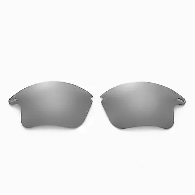 Walleva Titanium Polarized Replacement Lenses For Oakley Fast Jacket XL • $16.99