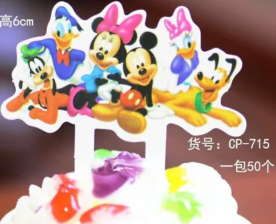 12 X Mickey Mouse & Friends  Cake Picks - Cupcake Toppers - Kids Birthday Party  • $2.85