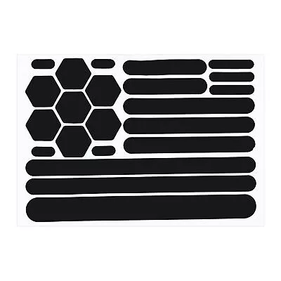 Motorcycle Reflective Helmet Sticker Reflective Helmet Tape Decal Reflective • $7.09