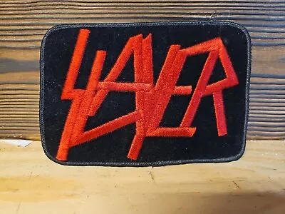 Vintage Slayer Thrash Metal Iron On Embroidered Patch • $18