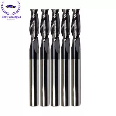 5 Pcs 1/8  2 Flute Carbide End Mill • $22.62