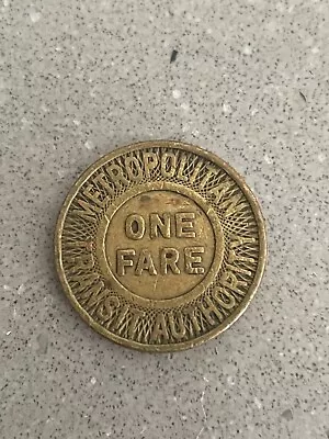 Vintage Boston Metropolitan Transit Authority Token  • $5