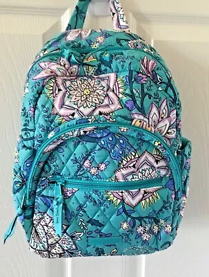 Vera Bradley ~   Peacock Garden  ~ Essential Compact Backpack ~ NWT • $77.50