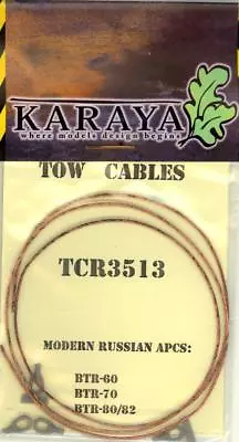 Karaya Models 1/35 METAL TOW CABLES Modern Russian Armored Personnel Carriers • $5.99