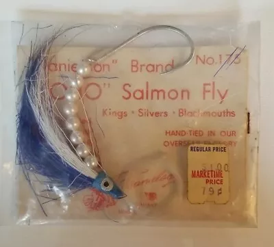 Coho Salmon Fly Vintage In Original Package Danielson Company  • $8.20