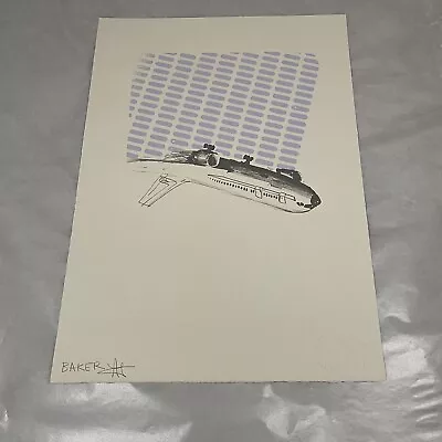 RARE 2011 Charming Baker Art Print Plane Half Pint Artist Limited Edition Signed • £332.55