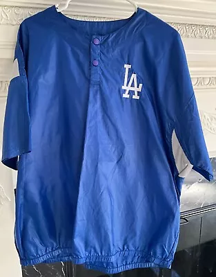 Vintage 1990s LA DODGERS Starter Diamond Collection BP Pullover Jacket LRG • $25