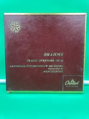 Brahms Tragic Overture OP. 81 Amsterdam Concertgebou Orchestra By Mengelberg • $12.98