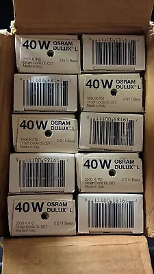 10x Osram Dulux-L 40W/835 Fluorescent Tube Lamp Bulb 40W 4-Pin 2G11 3500K • $70