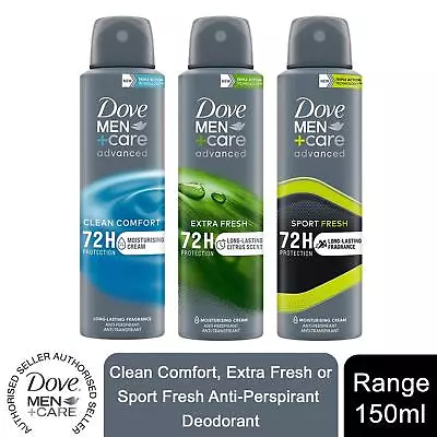 Dove Men+Care Advanced Antiperspirant Deodorant 72H Protection 150 Ml • £9.99