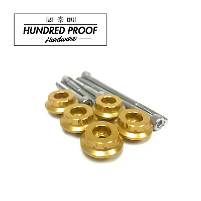 HUNDRED PROOF HARDWARE D Series Valve Cover Hardware D15b D16z6 D16y8  [Gold] • $69.99