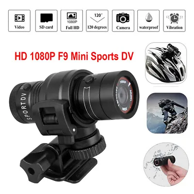 Motor Bike Camera Full HD 1080P DVR Min Motor Cycle Action Helmet Sports Cam UK • £24.99