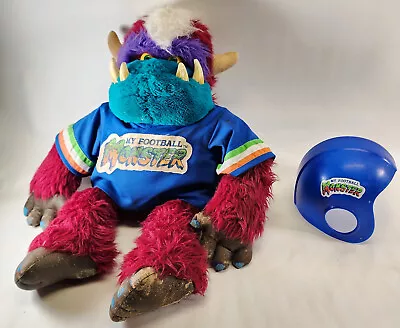 Vintage My Pet Football Monster 1986 AMTOY RARE Plush Toy Helmet Jersey No Cuffs • $449.99