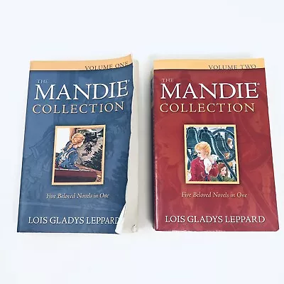 THE MANDIE COLLECTION Volume One & Two By Lois Gladys Leppard (5 Novels In Each) • $14.88