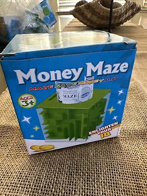 Puzzle Money Maze  Box Brain Teasers Toy Gifts No.2691 NIB • $6.99