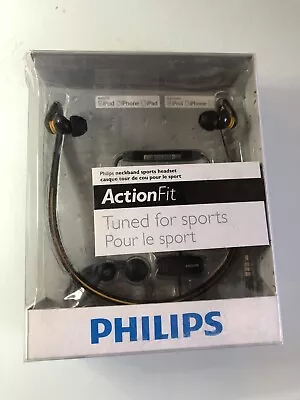 Philips SHQ4007 Neckband Sport Fitness Headphone ActionFit • $50