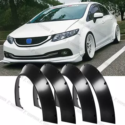 For Honda Civic Fender Flares Extra Wide Wheel Arches Body Kit Mudguard 4Pcs 4  • $99.35