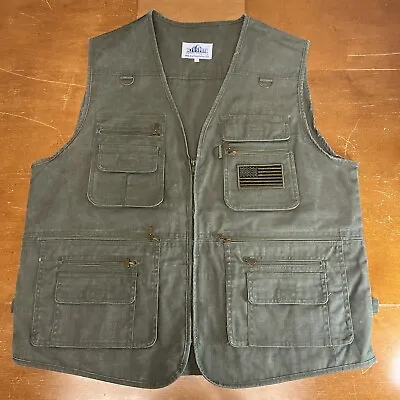 Blue Stone Vest Mens XL Green Utility Tactical Heavy • $50.96
