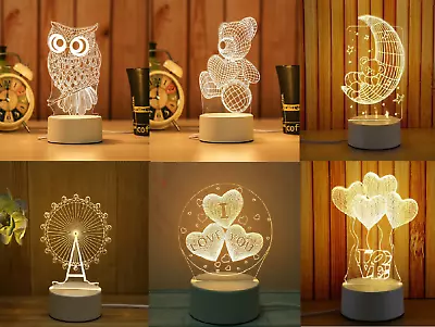 Brand New Led Lamp Night Light Table Desk Kids Gift - 6 Designs Available • $14.99