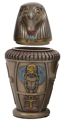 Ebros Egyptian Qebehsenuef Canopic Jar Urn 5.75 H • £30.87