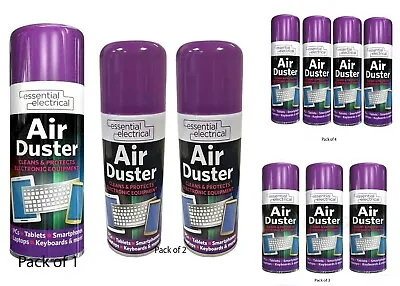 £4.89 • Buy Air Duster Spray Compressed Cleaners Keyboard Computer Laptop Phone Tablet 200ml