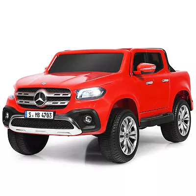 12V 2-Seater Kids Ride On Car Licensed Mercedes Benz X Class RC W/ Trunk Red • $309.99