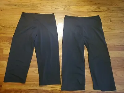 Lot Of 2 - The Balance Collection By Marika Yoga Pants Size M Capri Preowned  • $10